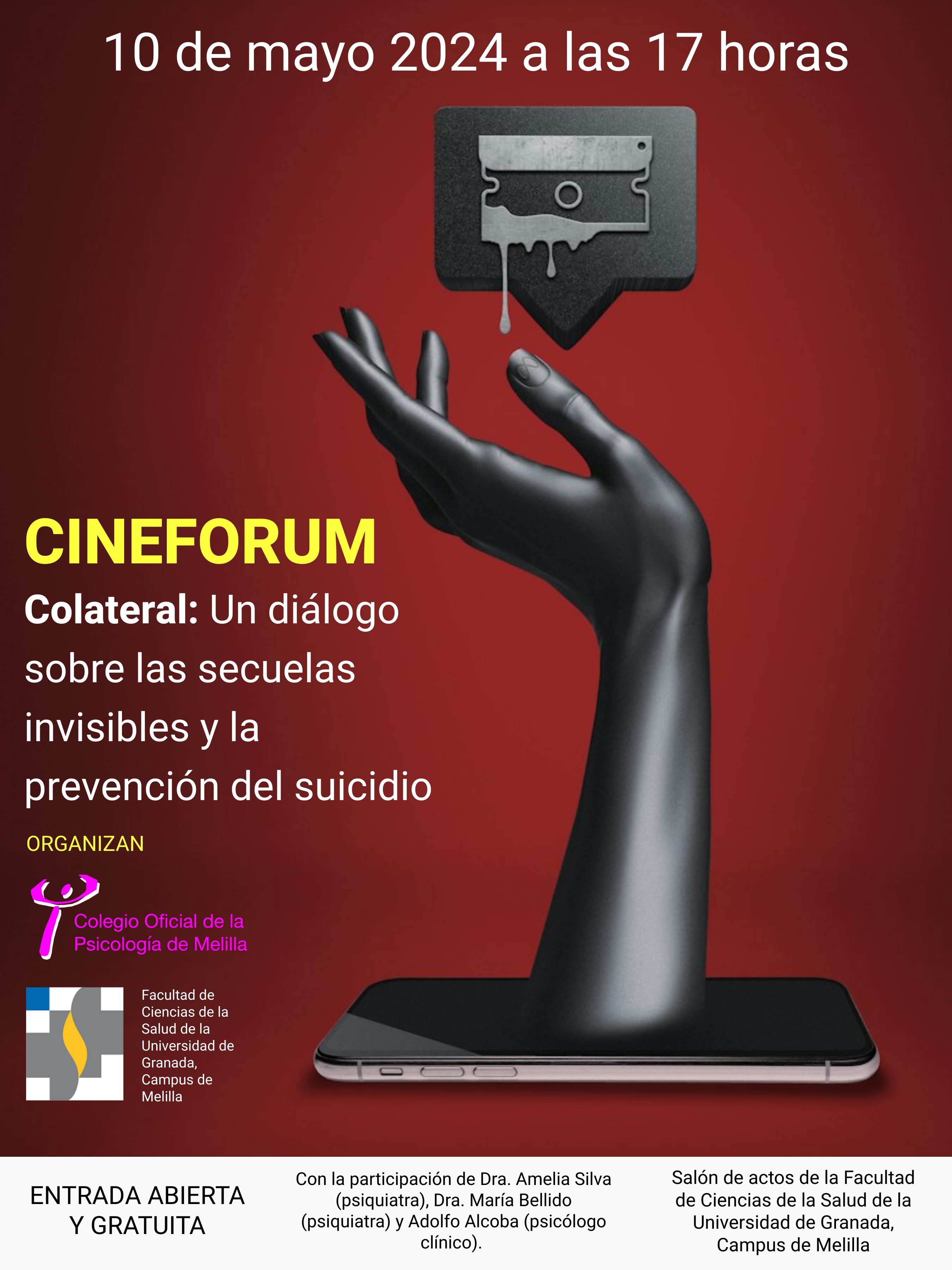 'Colateral: Un diálogo sobre las secuelas invisibles y la prevención del suicidio'