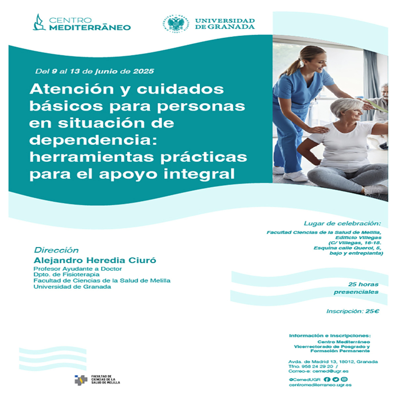 🧠💪 ¿Te interesa aprender a cuidar mejor a personas en situación de dependencia? 🧠💪 ¿Te interesa aprender a cuidar mejor a personas en situación de dependencia?