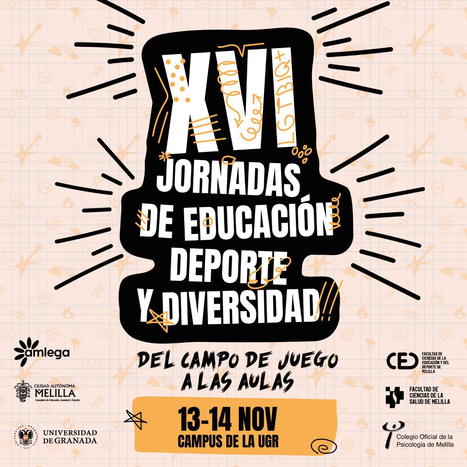 XVI Jornadas de Educación, Deporte y Diversidad “Del campo de juego a las aulas”