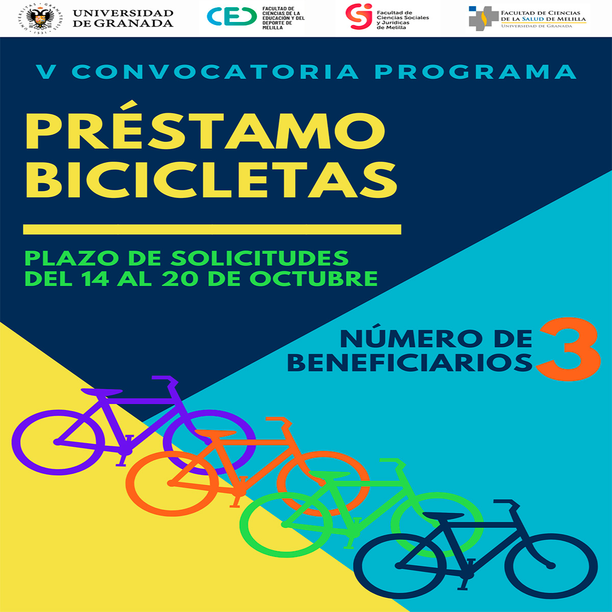 V Convocatoria del Programa de Préstamo de Bicicletas