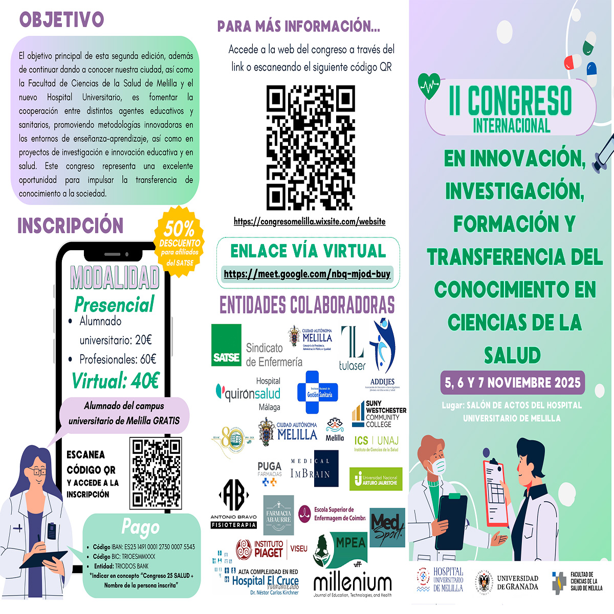 Todo listo en Melilla para el II Congreso Internacional en Ciencias de la Salud Todo listo en Melilla para el II Congreso Internacional en Ciencias de la Salud