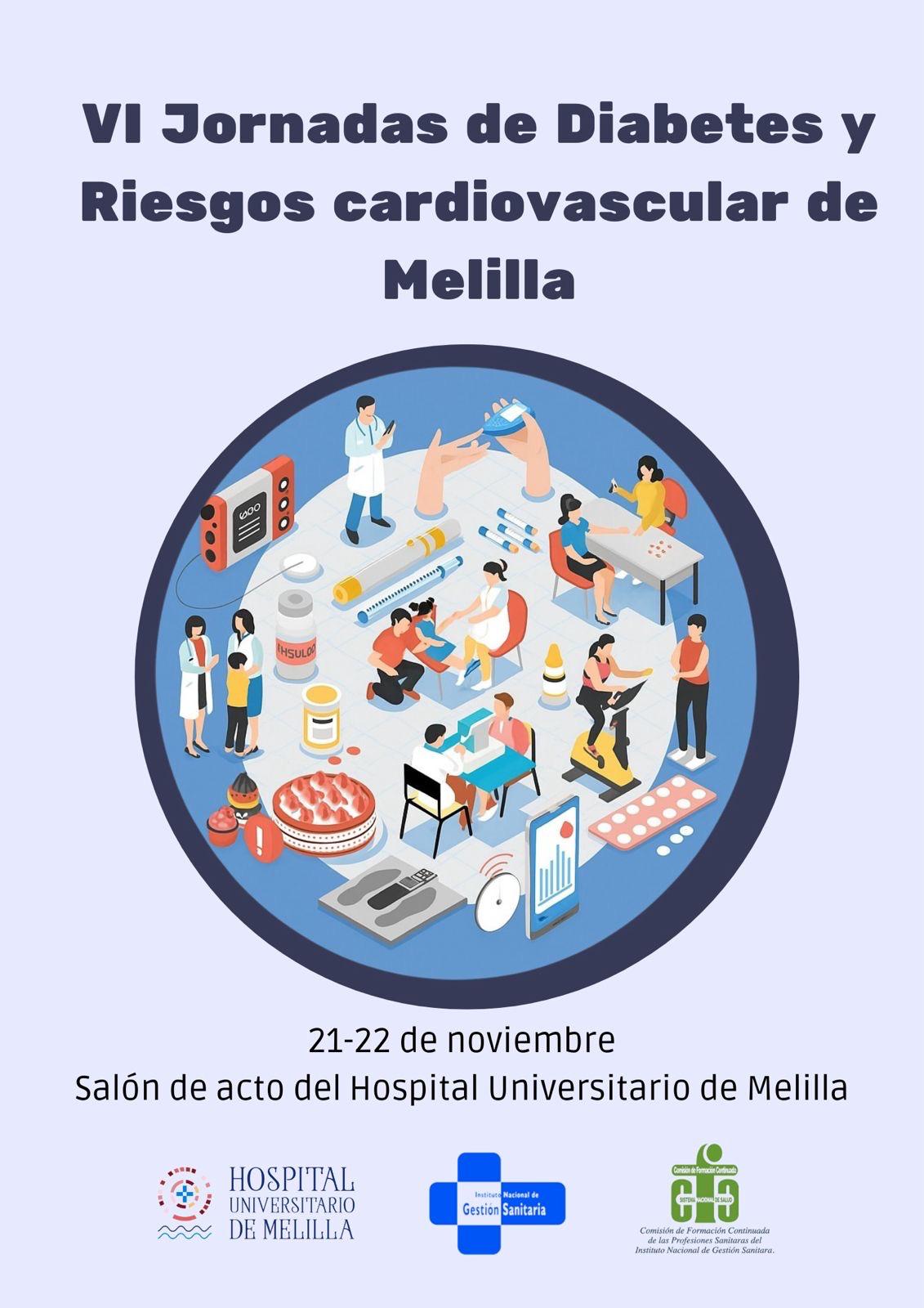 🩺💙 VI Jornadas de Diabetes y Riesgos Cardiovascular de Melilla