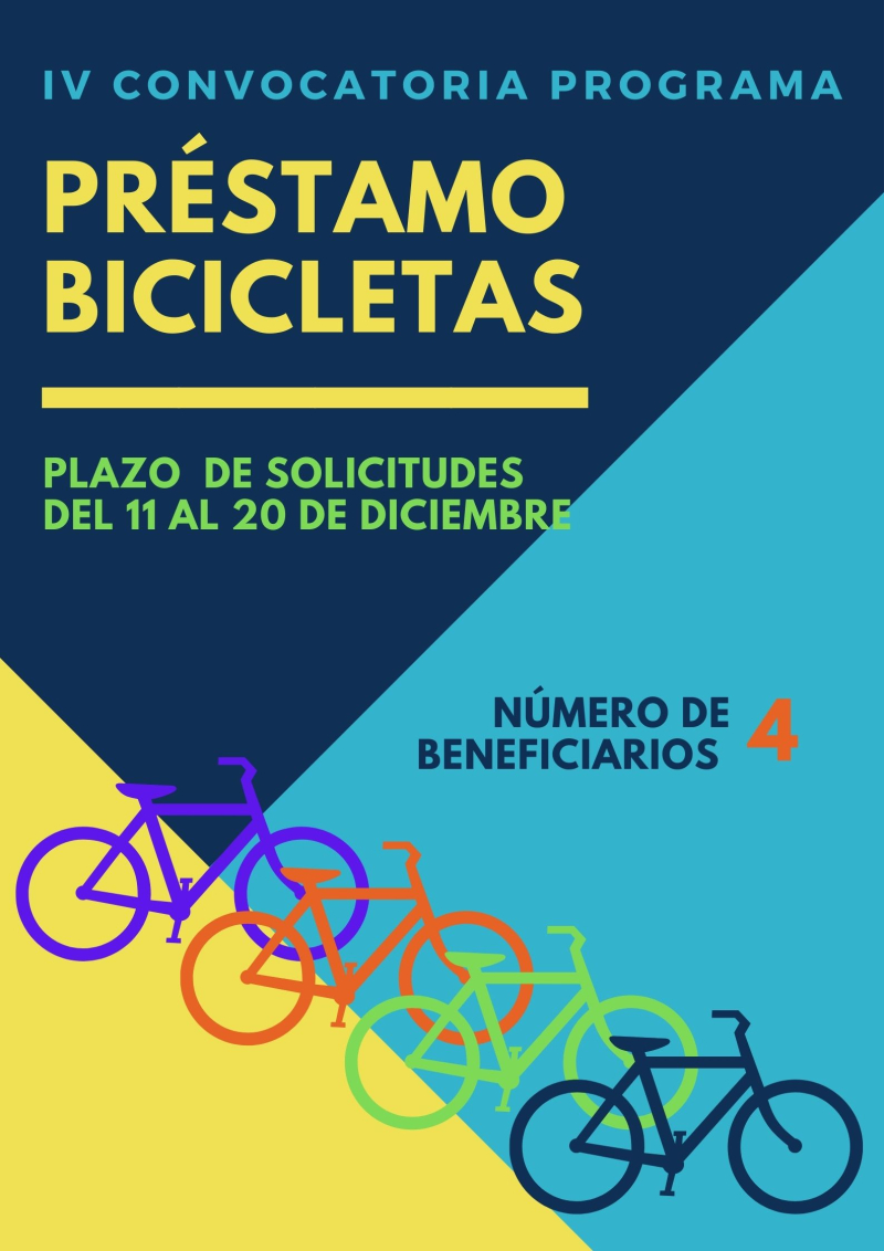 IV convocatoria préstamo bicicleta Préstamo bicicletas