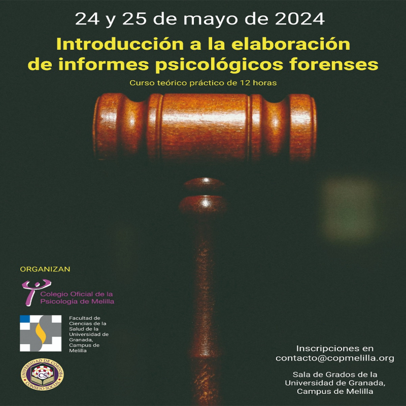 Curso: Introduccion a la elaboración de Informes Psicólogicos Forenses