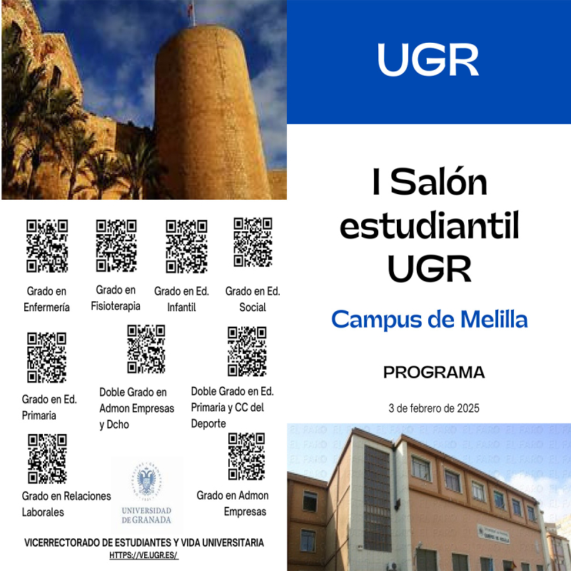 📢 ¡Descubre tu futuro en el I Salón Estudiantil de la UGR en Melilla!