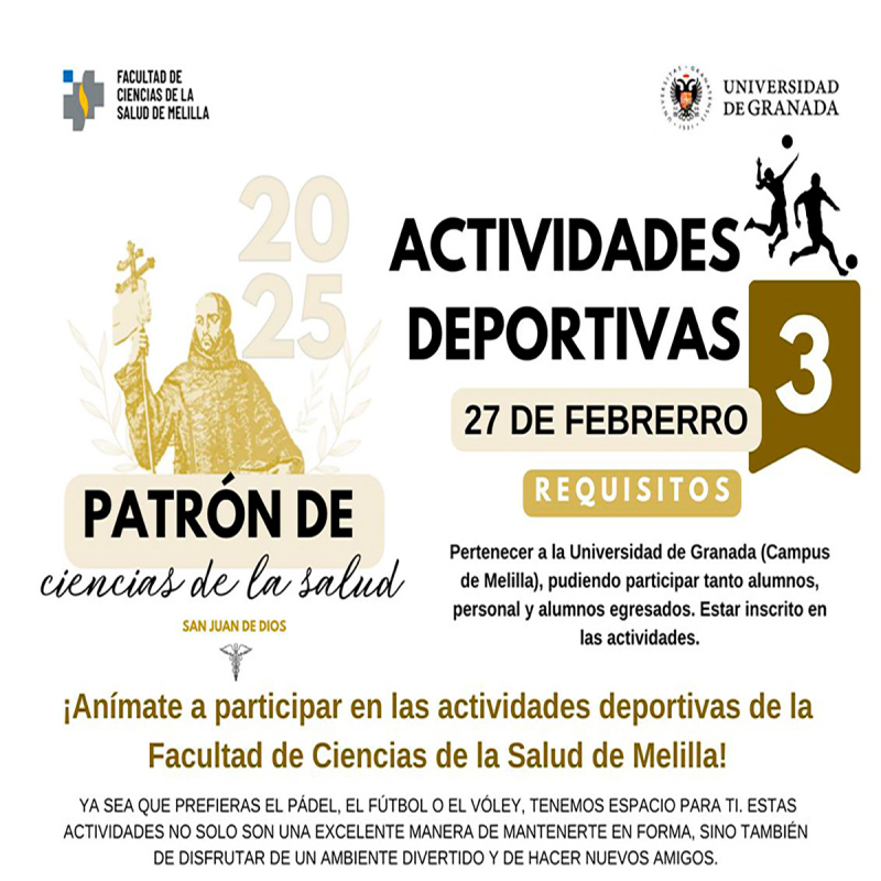 馃弲 隆Hoy es el d铆a perfecto para vivir las actividades deportivas del patr贸n de Ciencias de la Salud 馃弲 隆Hoy es el d铆a perfecto para vivir las actividades deportivas del patr贸n de Ciencias de la Salud
