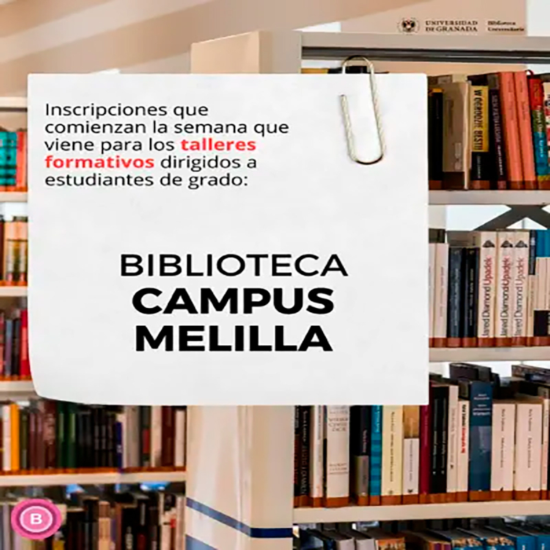 📚💻 Taller formativo sobre recursos de información - 26ª Edición 💻📚 📚💻 Taller formativo sobre recursos de información - 26ª Edición 💻📚